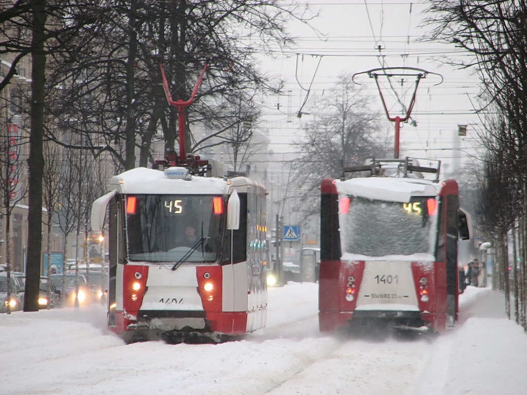 Санкт-Петербург, 71-153 (ЛМ-2008) № 1404; Санкт-Петербург, 71-153 (ЛМ-2008) № 1401