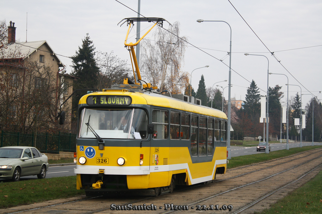 Plzeň, Tatra T3R.PLF — 326