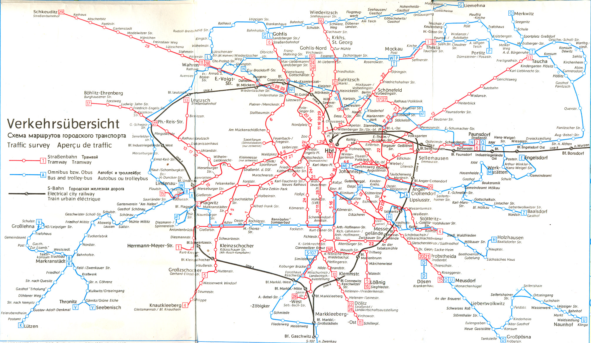 Leipzig — Maps • Netzpläne