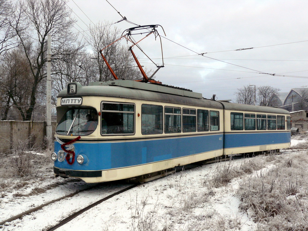 Калининград, Duewag GT6 № 443