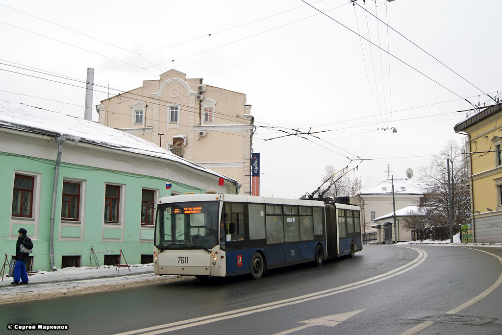 Москва, Тролза-6206.00 «Мегаполис» № 7611