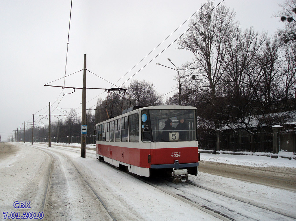 Kharkiv, Tatra T6B5SU N°. 4554