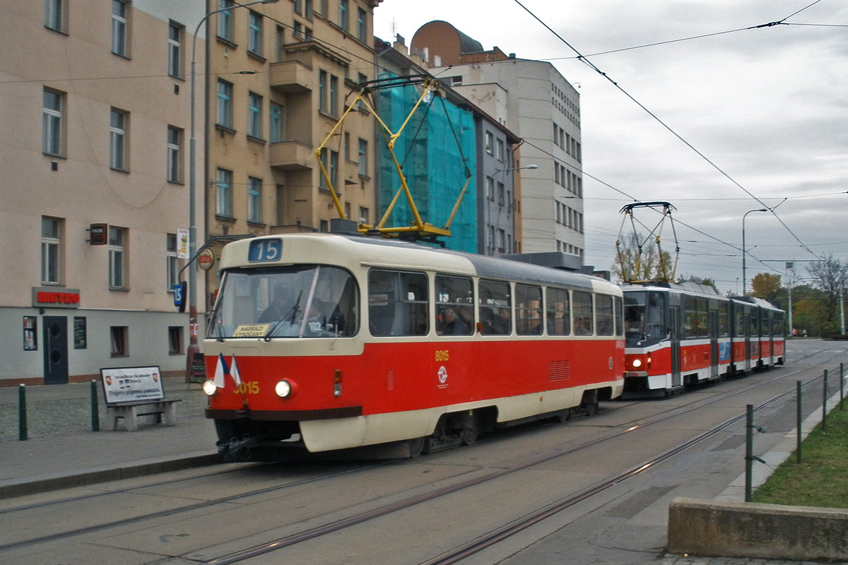 Prague, Tatra T3M2-DVC № 8015