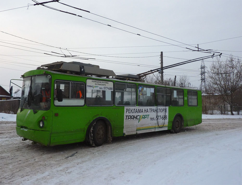 Tver, VZTM-5284 nr. 34; Tver — Trolleybus terminals and rings