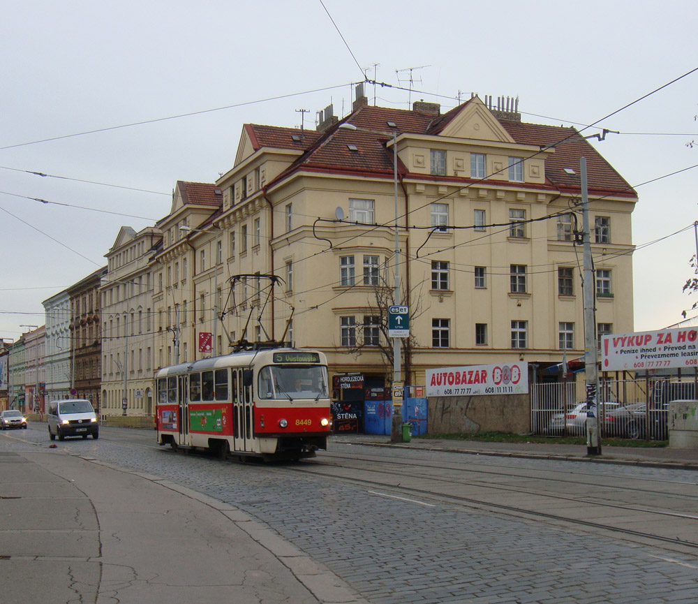 Прага, Tatra T3R.P № 8449