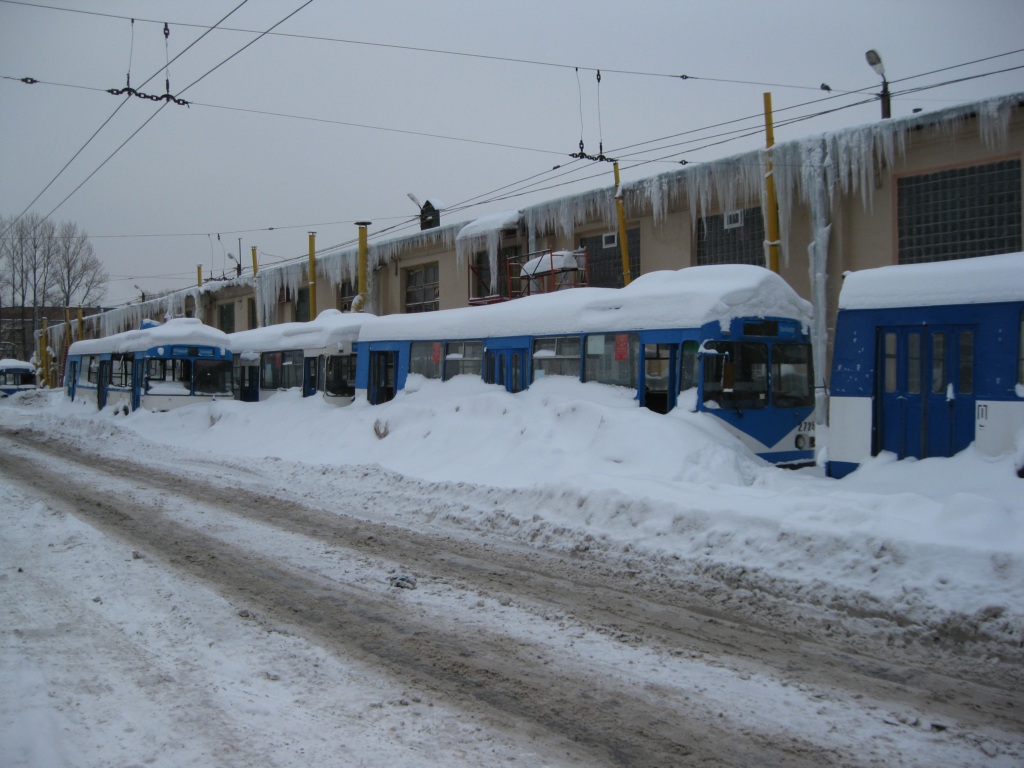 Szentpétervár — Trolleybus depots