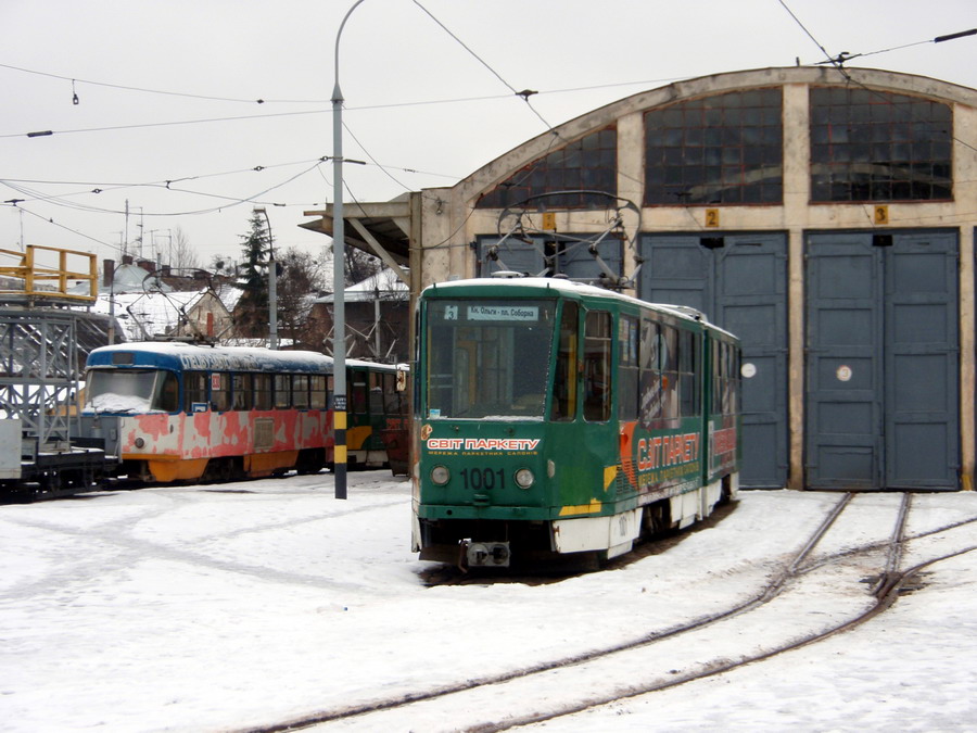 Lviv, Tatra KT4SU # 1001