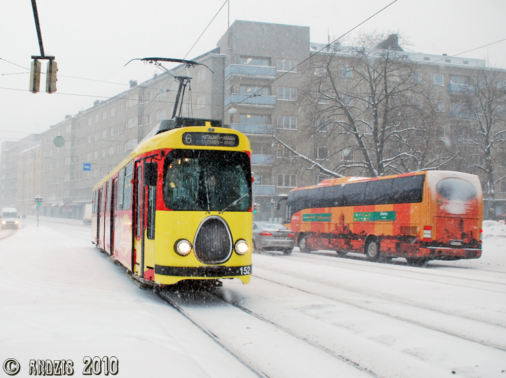 Helsinki, Duewag GT6 № 152