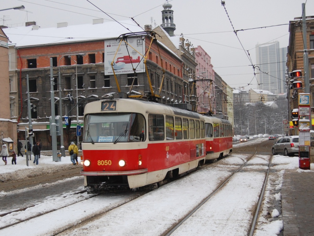 Прага, Tatra T3M № 8050