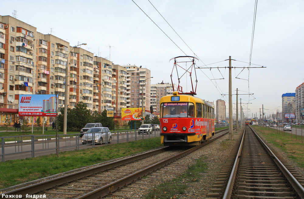 Краснодар, Tatra T3SU № 125