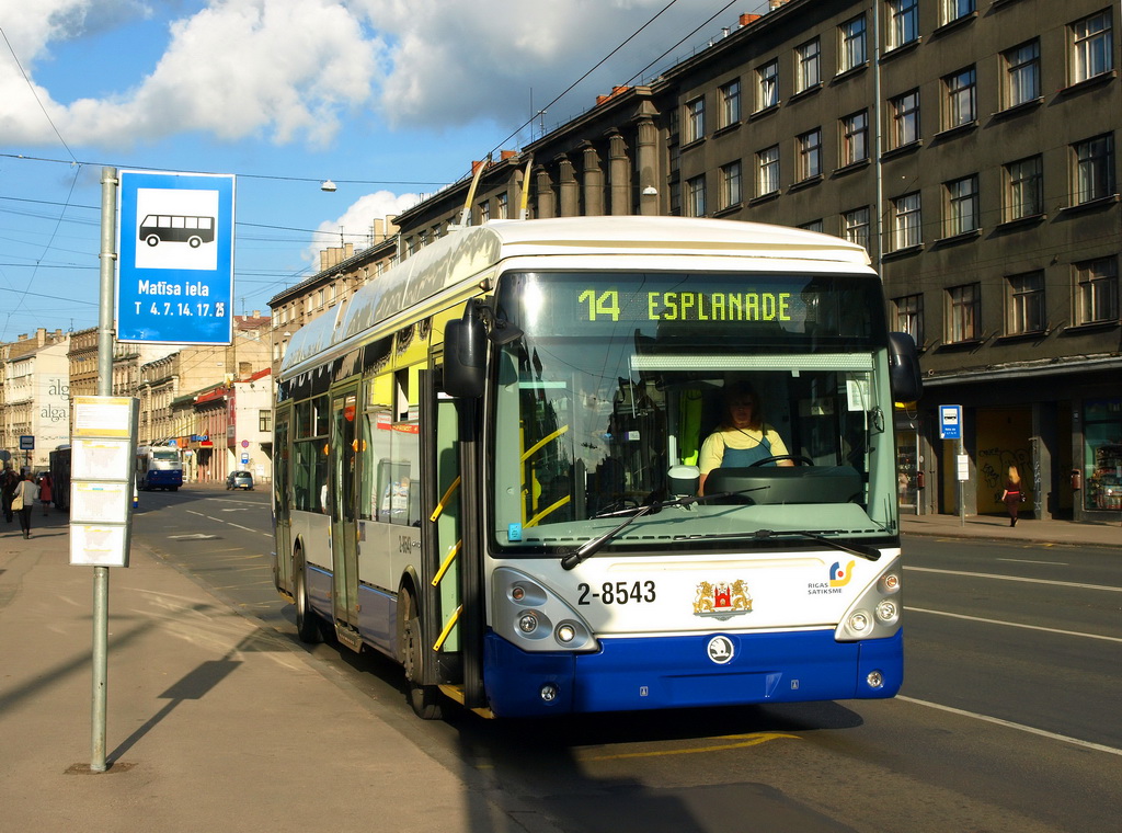 Рига, Škoda 24Tr Irisbus Citelis № 2-8543