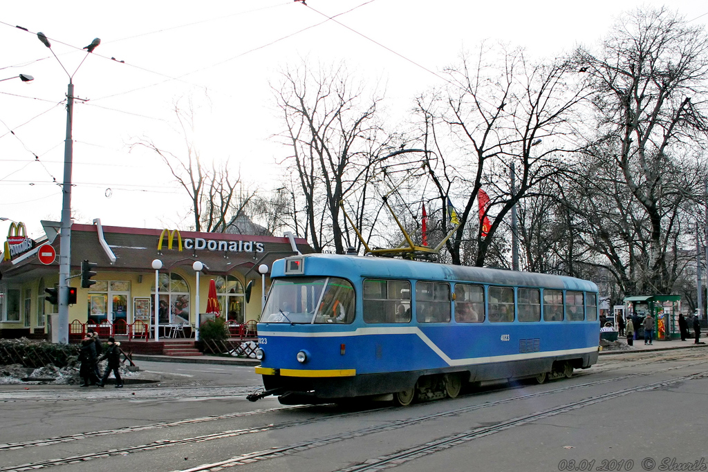 Одесса, Tatra T3R.P № 4023