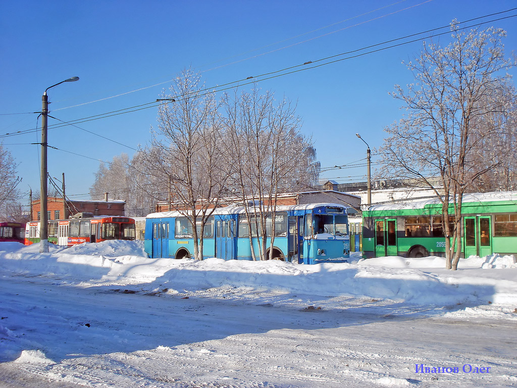 Kazany, ZiU-682V [V00] — 2158; Kazany — Trolleybus depot # 2