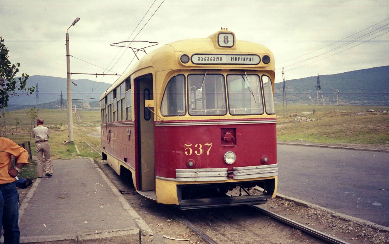 Тбилиси, РВЗ-6М2 № 537; Тбилиси — Старые фотографии и открытки — трамвай