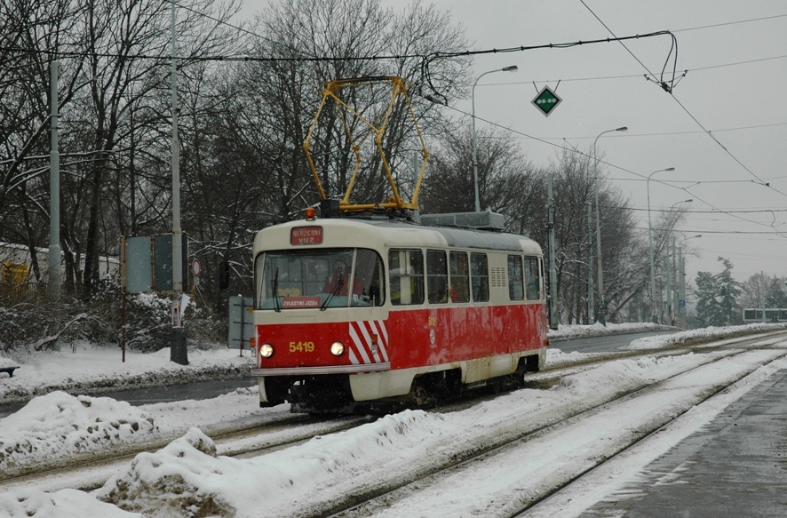 Прага, Tatra T3M № 5419