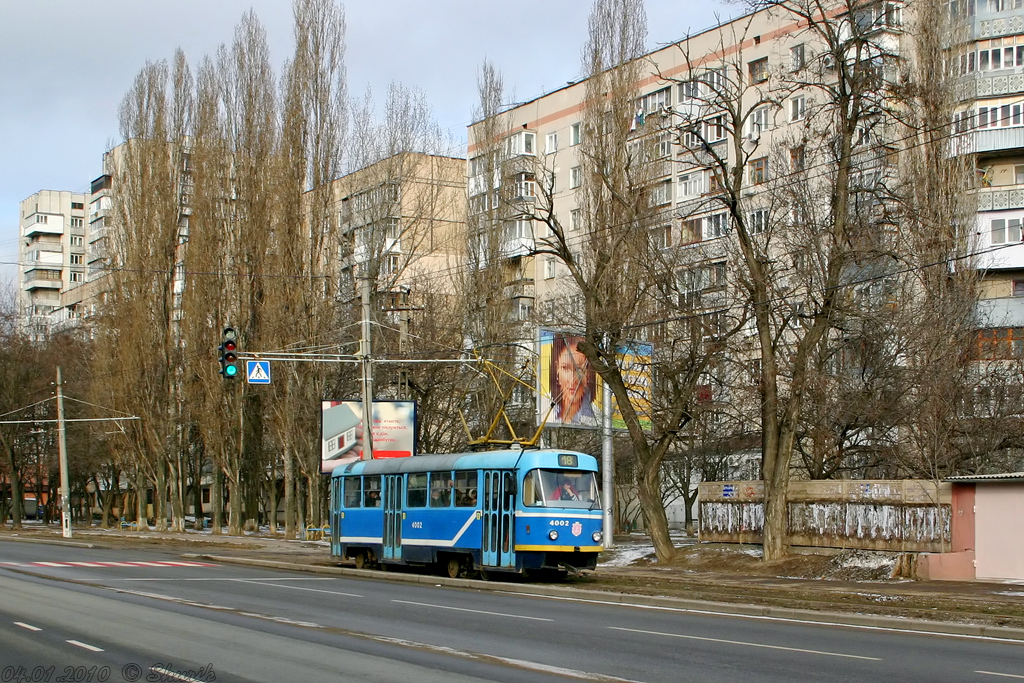 Odessa, Tatra T3R.P № 4002