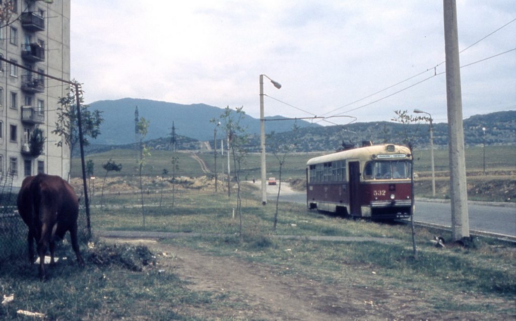 Tbiliszi, RVZ-6M2 — 532; Tbiliszi — Old photos and postcards — tramway