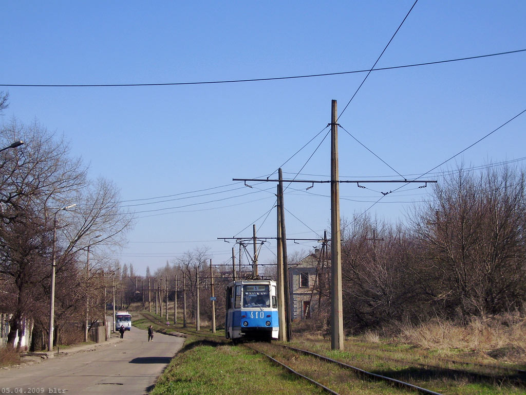 Горловка, 71-605 (КТМ-5М3) № 410; Горловка — Трамвайные линии