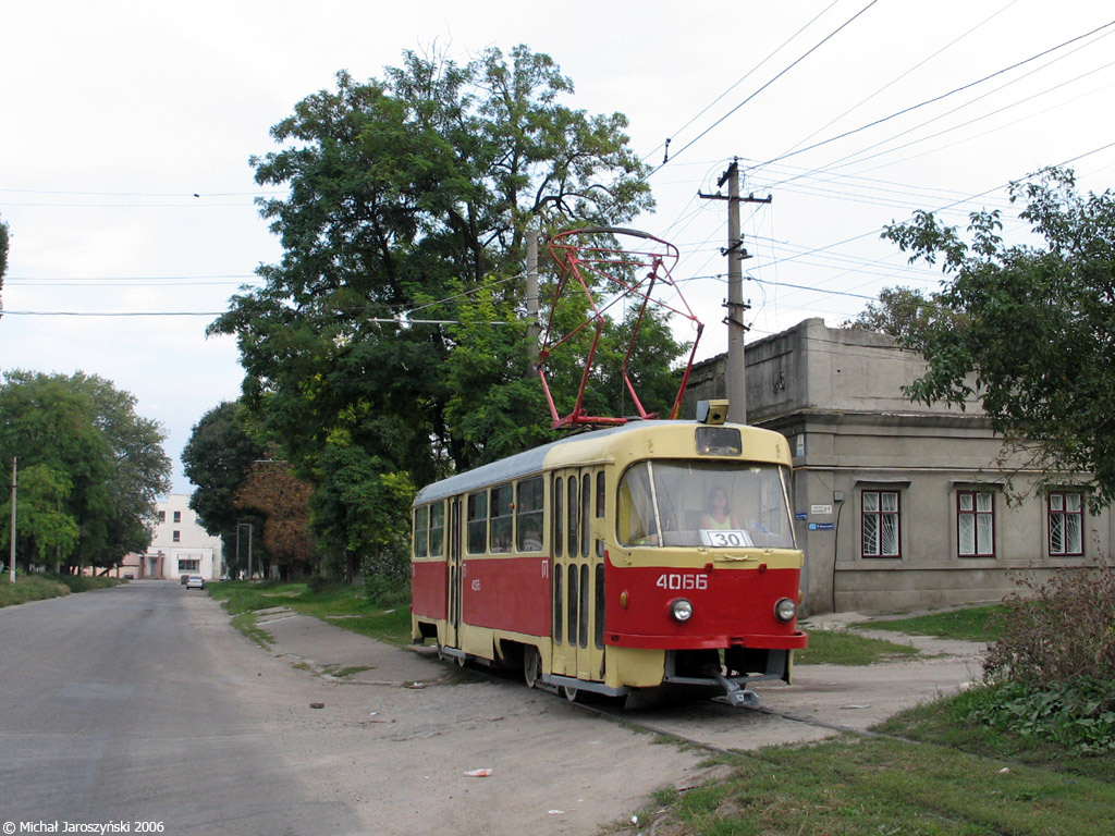 Одесса, Tatra T3SU № 4066; Одесса — Трамвайные линии: ликвидированные
