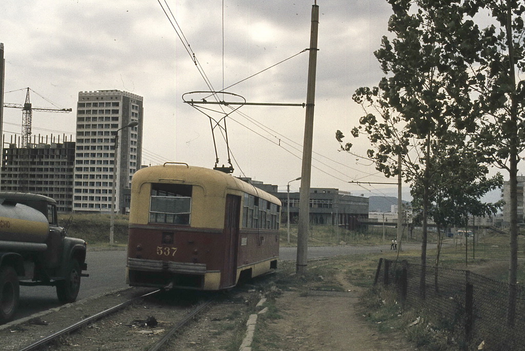 Tbilisi, RVZ-6M2 nr. 537; Tbilisi — Old photos and postcards — tramway