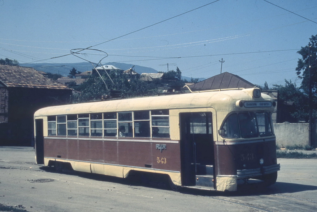 Тбилиси, РВЗ-6М2 № 543; Тбилиси — Старые фотографии и открытки — трамвай