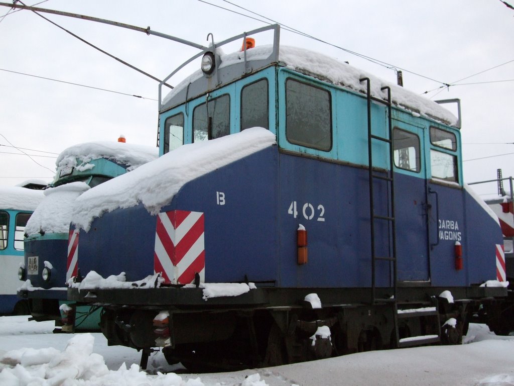 Riga, Electric locomotive # 402