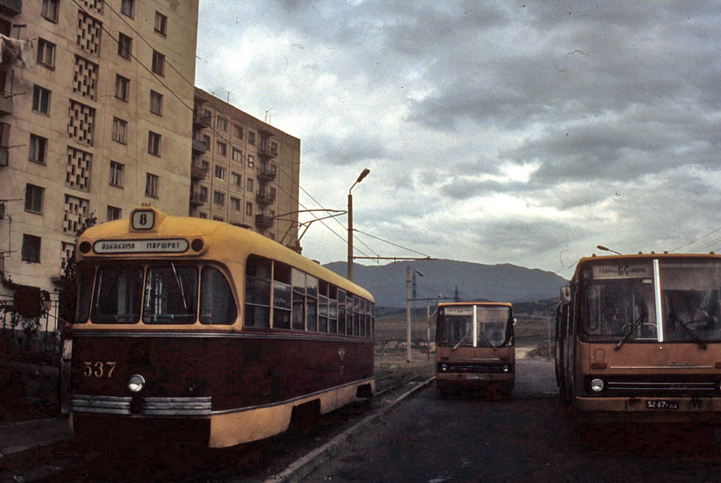 Тбілісі, РВЗ-6М2 № 537; Тбілісі — Старые фотографии и открытки — трамвай