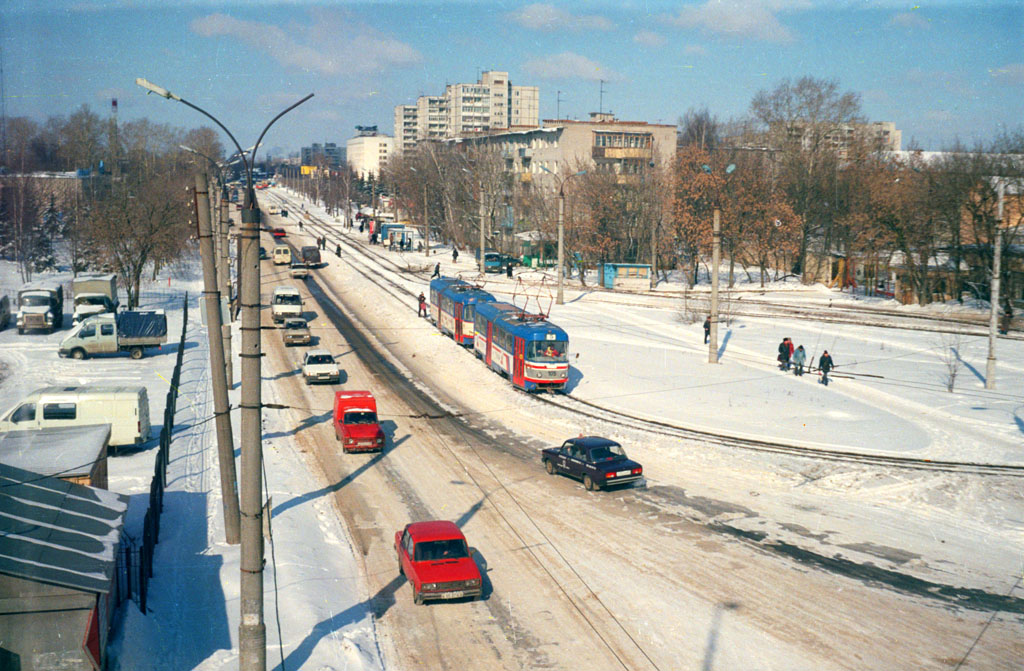 Tver, Tatra T3SU č. 105; Tver — Streetcar terminals and rings; Tver — Tver Tramway at the Turn of the XX and XXI Centuries (2000-2001)
