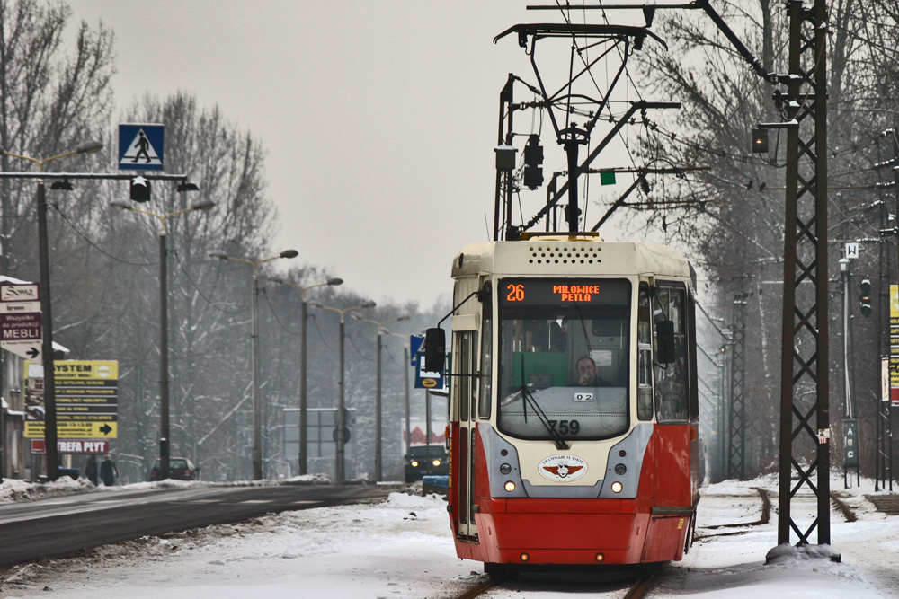 Silesia trams, Konstal 105N-2K # 759