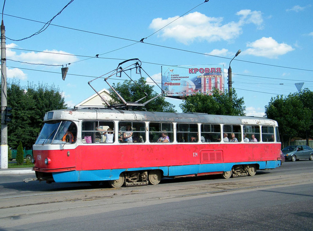 Tver, Tatra T3SU # 124