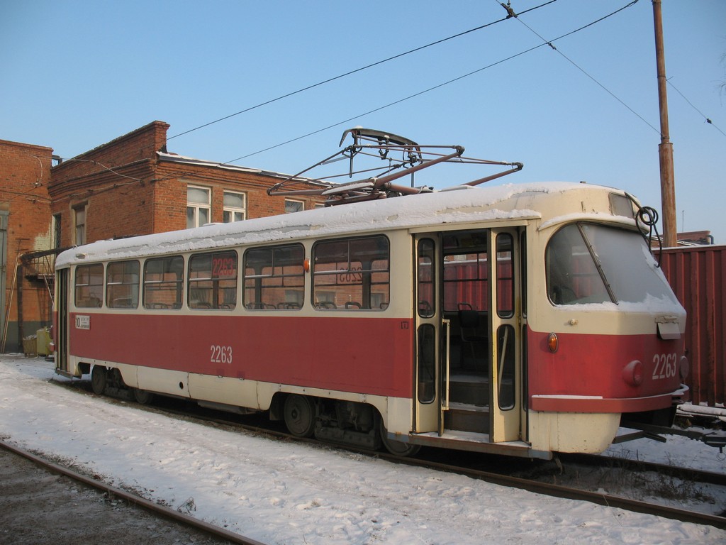 Ижевск, Tatra T3SU (двухдверная) № 2263