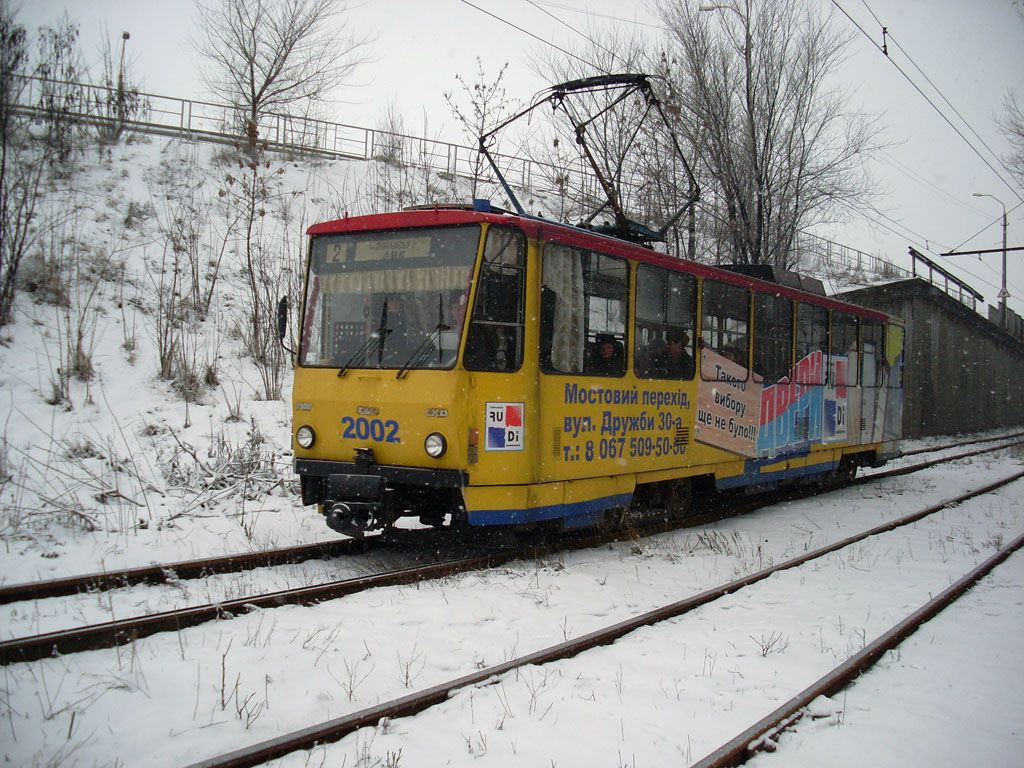 Kamianske, Tatra-Yug T6B5 N°. 2002