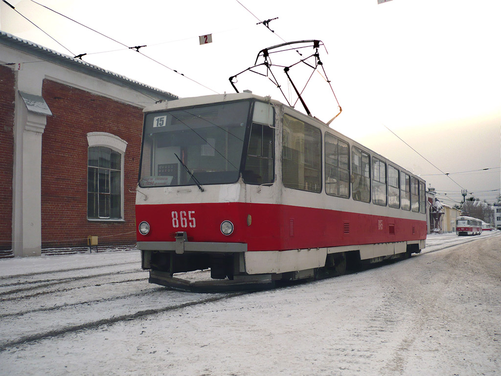 Самара, Tatra T6B5SU № 865; Самара — Городское трамвайное депо