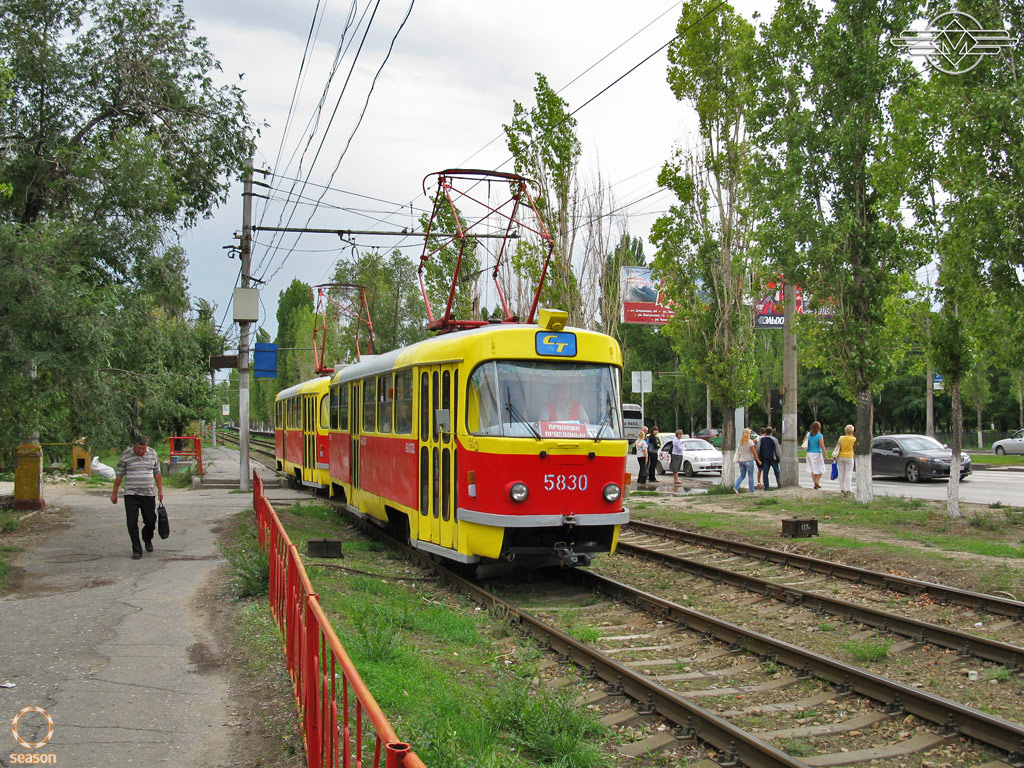 Волгоград, Tatra T3SU № 5830; Волгоград, Tatra T3SU № 5831