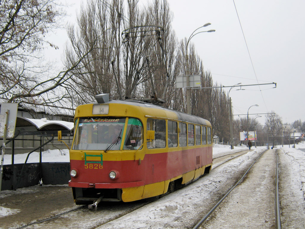 Kijów, Tatra T3SU Nr 5828