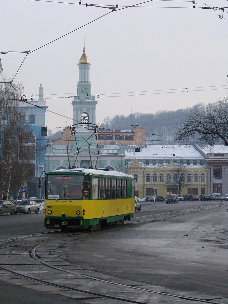 Киев, Tatra T6B5SU № 001; Киев — Трамвайные линии: Подольская сеть — запад, юг