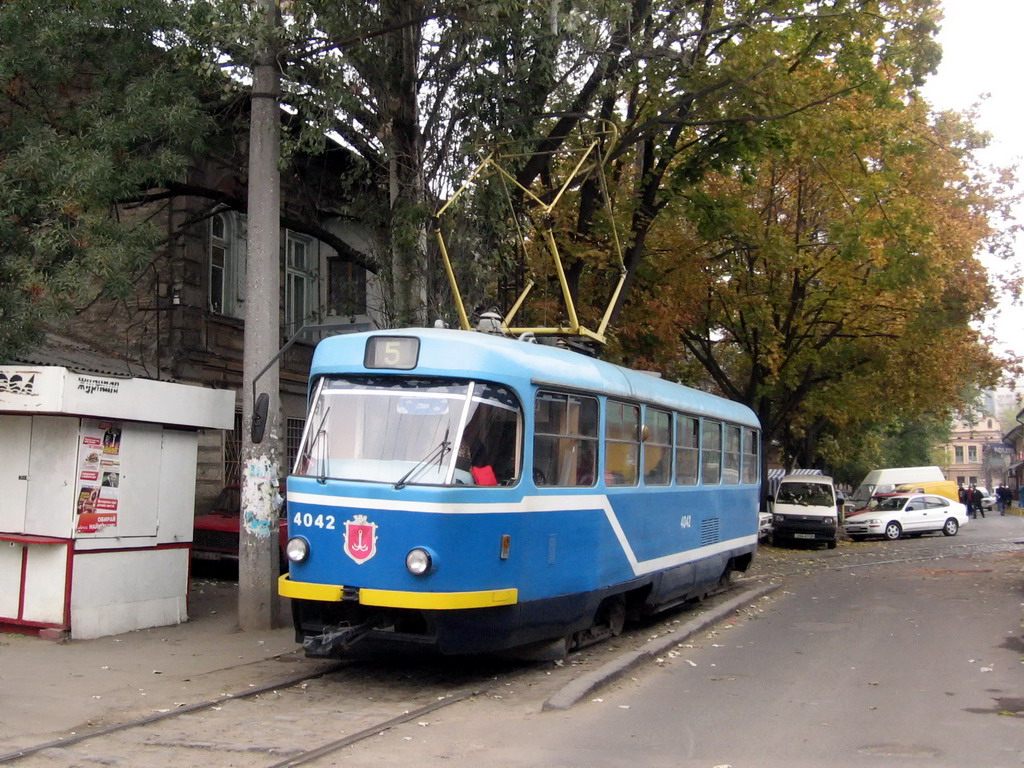 Odessa, Tatra T3R.P № 4042