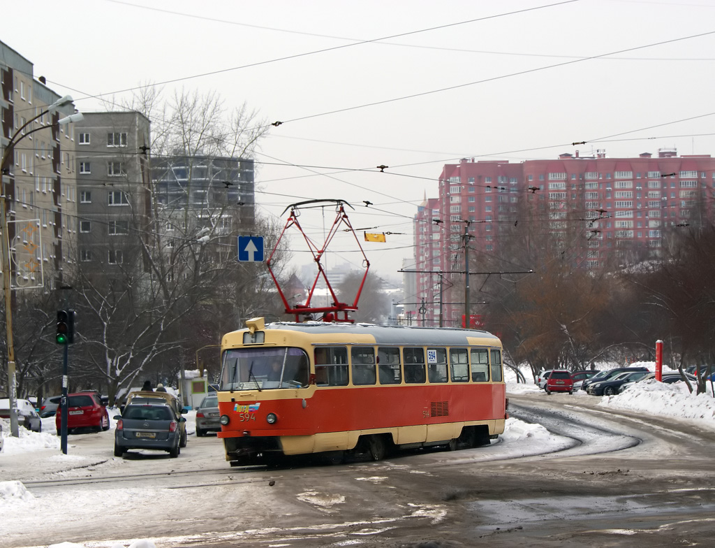 Екатеринбург, Tatra T3SU № 594
