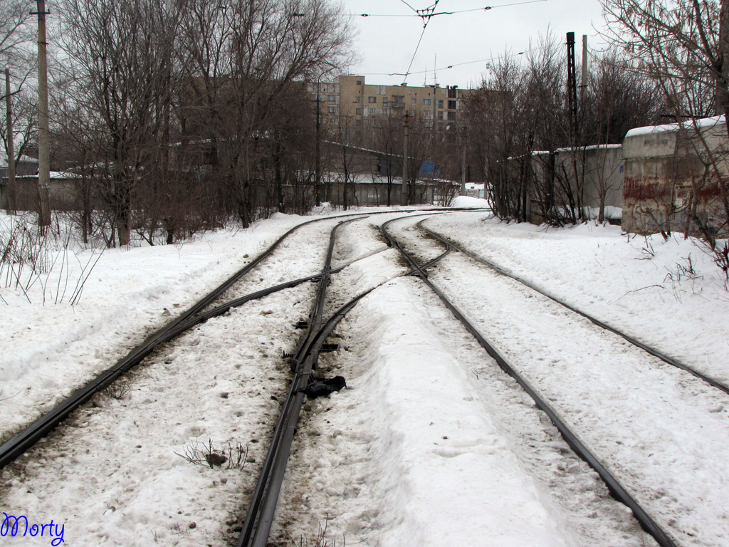 Donetsk — 4th depot tram lines