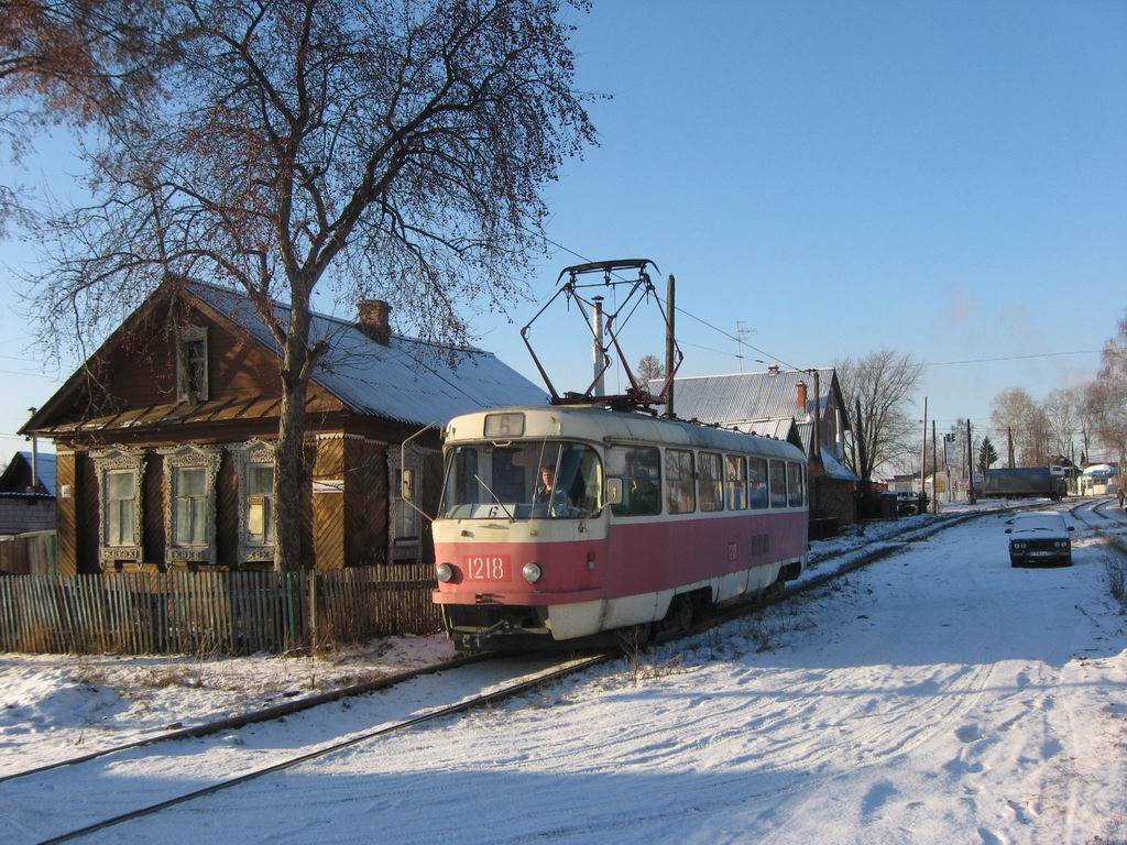Ижевск, Tatra T3SU (двухдверная) № 1218