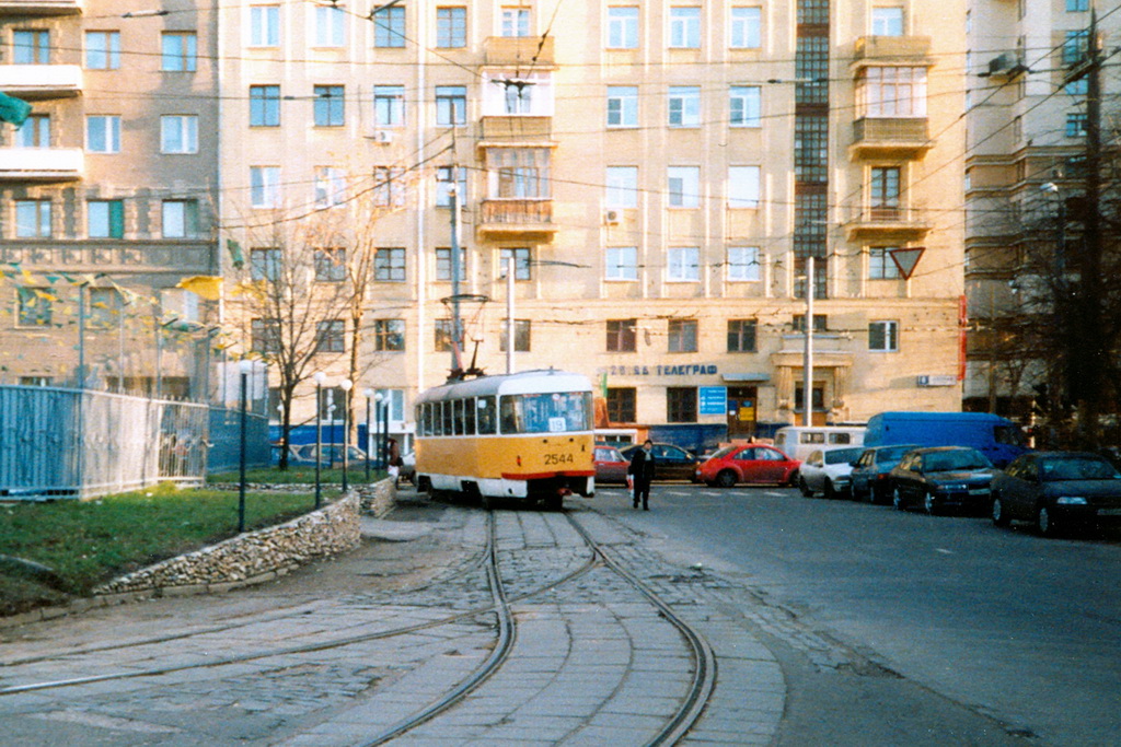 Москва, Tatra T3SU № 2544