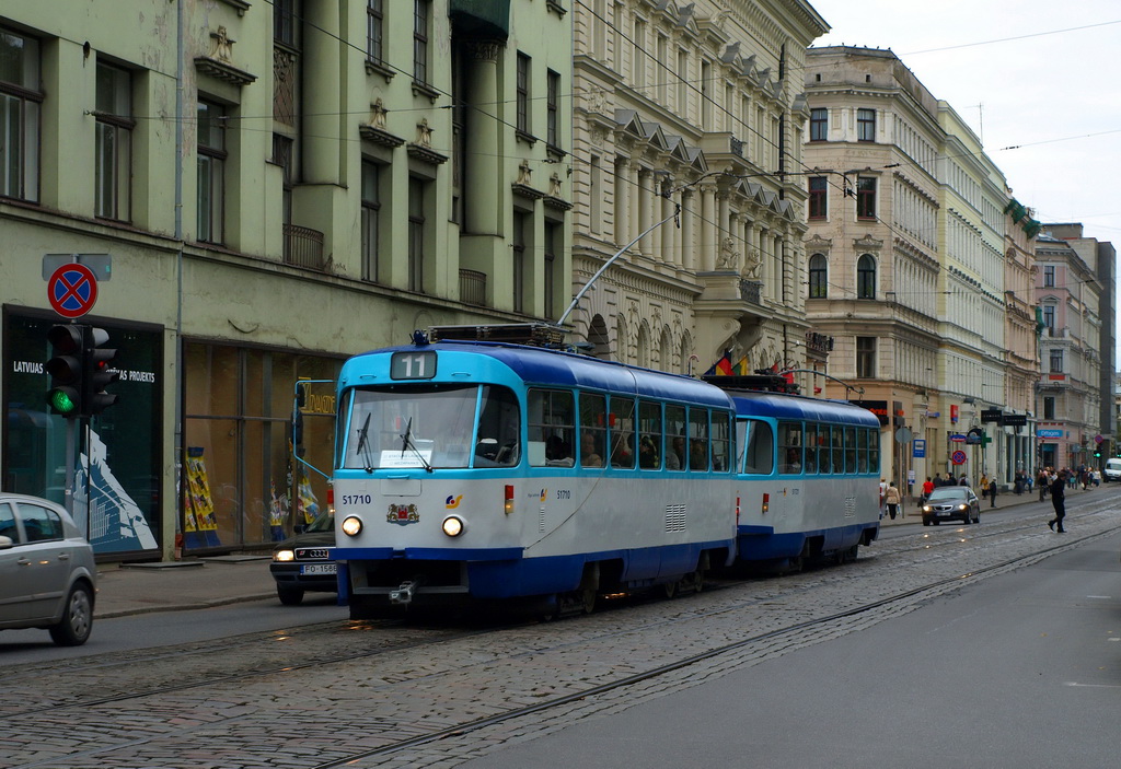 Riga, Tatra T3A — 51710