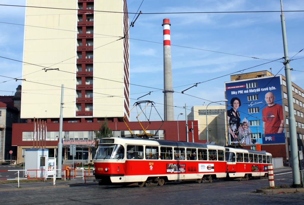 Прага, Tatra T3R.P № 8310