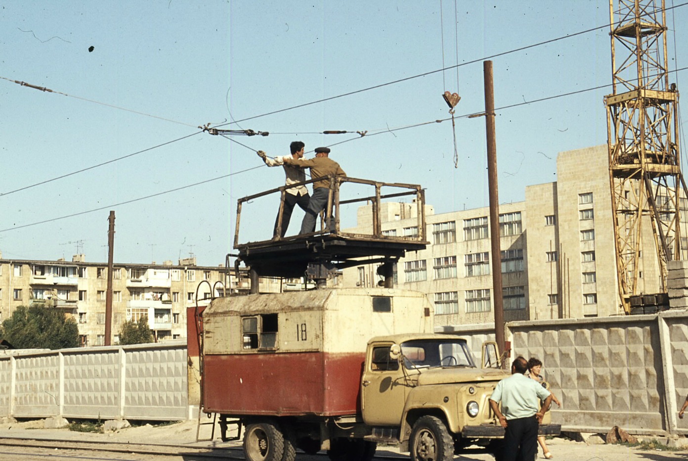 Баку — Старые фотографии (трамвай)