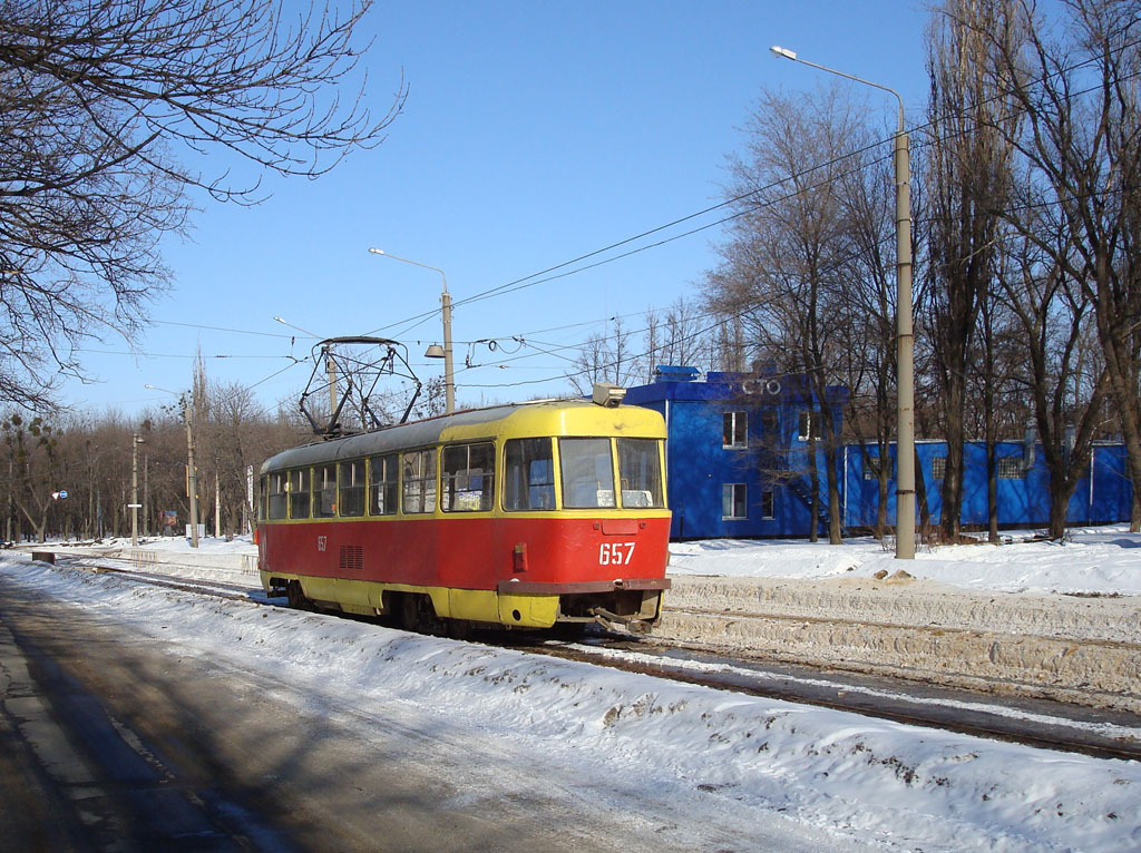 Харков, Tatra T3SU № 657