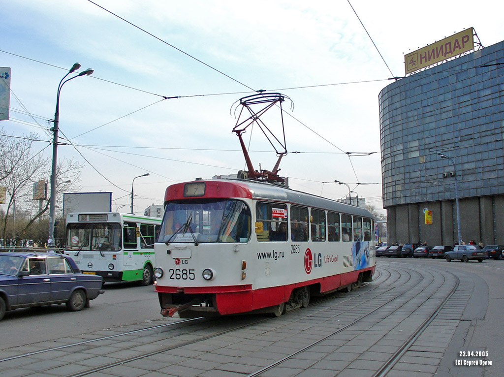 Moskau, Tatra T3SU Nr. 2685