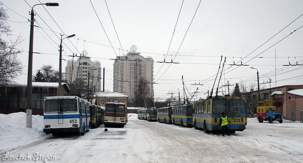 Černihiv — Trolleybus depot infrastructure