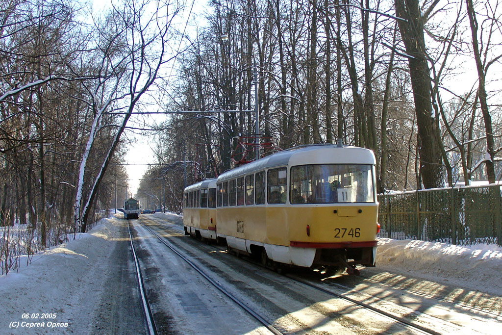 Москва, Tatra T3SU № 2746