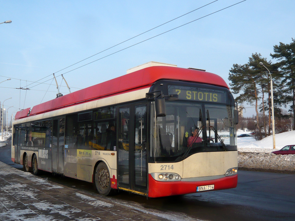 Vilnius, Solaris Trollino II 15 AC č. 2714