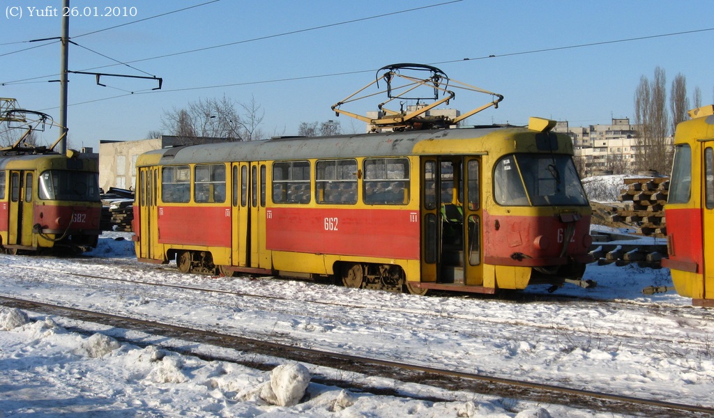 Харьков, Tatra T3SU № 662